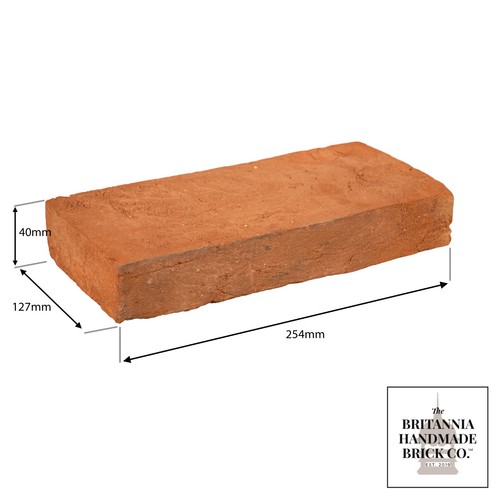Red floor brick 5 - x, 5"