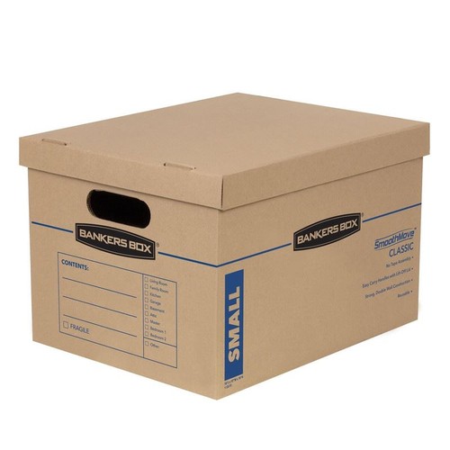 Cardboard moving boxes bankers - cardboard,