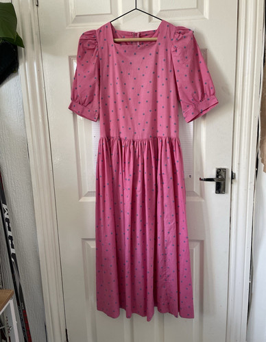Laura ashley pink blue polka - laura,
