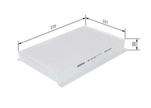 Bosch cabin filter for land - bosch,