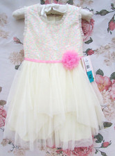 BNWT Lemon Frilled Sequin