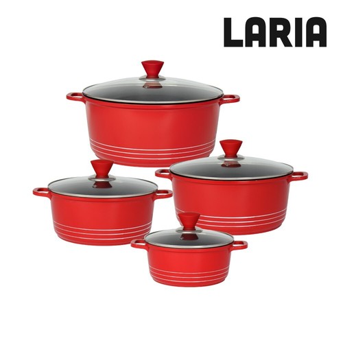 4pcs stock pot with - 4pcs,
