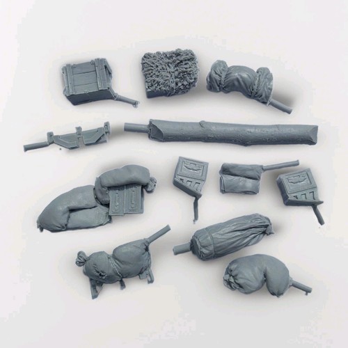 Wwii 13pc resin luggage - wwii,
