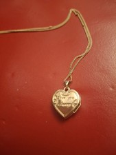 9ct Gold Locket And Chain