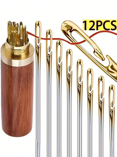 12pc stainless steel sewing - stainless,