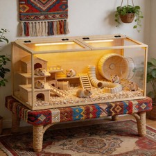 Wooden hamster cage - xl,
