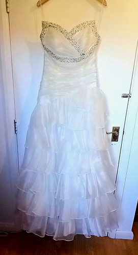 Size ivory strapless - 12,