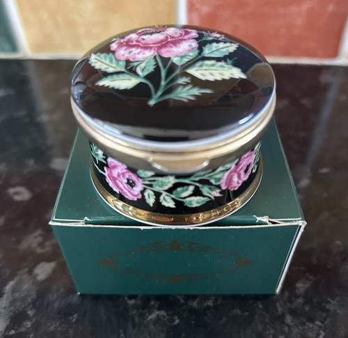 Falcon china pill box black - box,