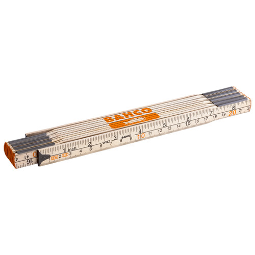 Bahco ruler wooden - 2m,