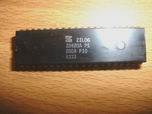 Z80a pio dip i o - , bits