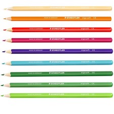 Staedtler 157 Ergosoft Triangular Colouring Pencils - Singles, Pack of 3 or 12s