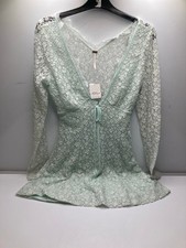 Free People Light Blue Lace