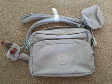 Kipling REGINA Small Cross Body Hand Shoulder Bag - Grey - New - RRP£89