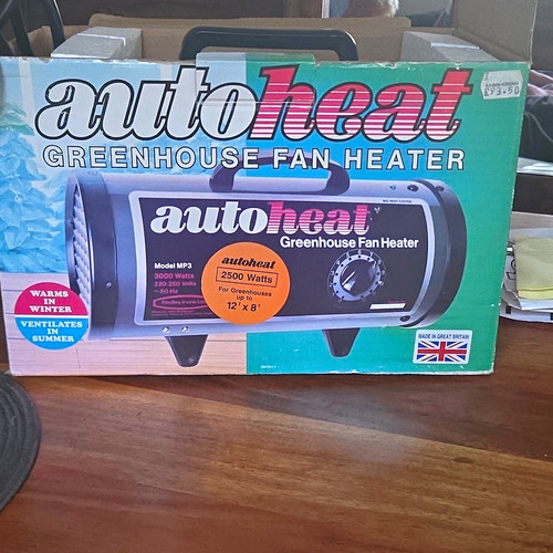Autoheat greenhouse fan heater - greenhouse,