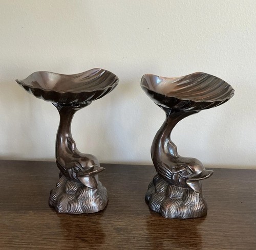 Pair vintage bronze - a, of