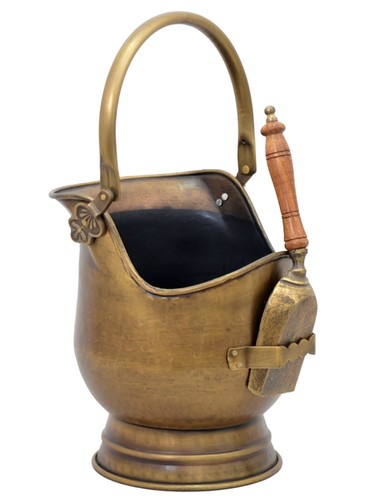 53cm heavy duty coal scuttle - heavy,