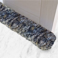 Draft Excluder Cushion 90cm Faux Fur Draft  Blocker for Doors and Windows New