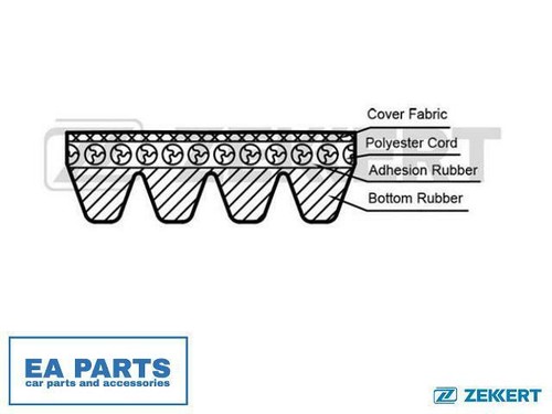 Ribbed belts for - belts, nissan