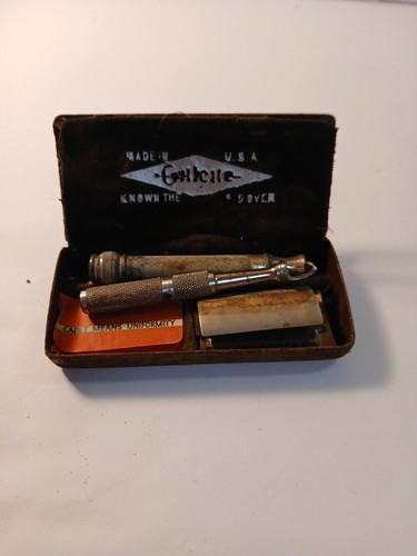 Antique gillette razor silver - antique,