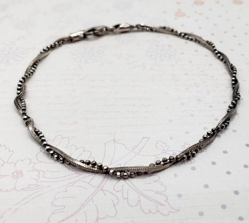 Vintage double rope bead - &,