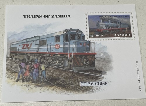 1998 zambia stamps - stamps, sheet