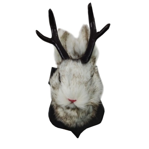 Rabbit head wall - decor, deer