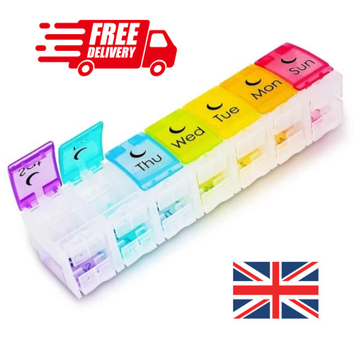 Pill box tablet week - box,