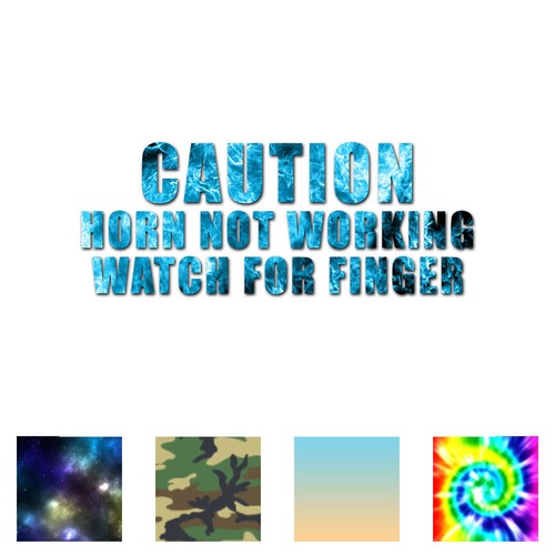 Horn not working finger - working,