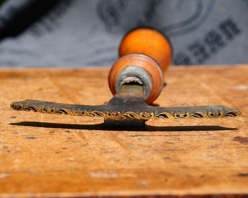 Brass bookbinder hand tool - bookbinder,