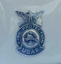 USAF USA FIRE PROTECTION BADGE