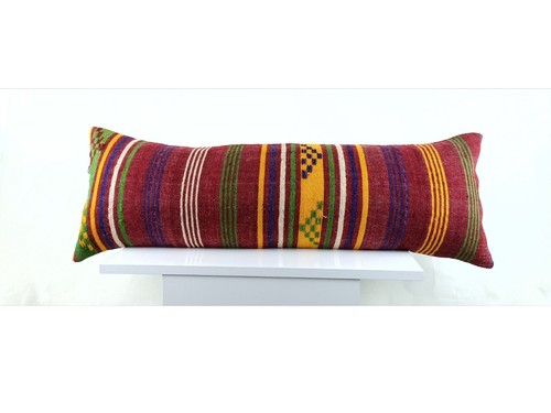 12x36 ethnic rug pillow - 12x36,