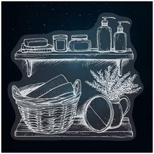 'Cozy Laundry Basket and Soap