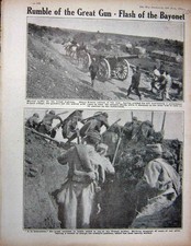 Original Old Antique Print