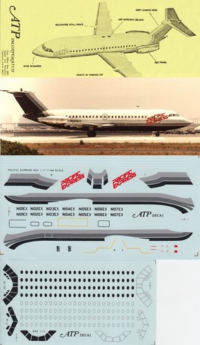 Atp decals 144 bac 11 - decals, 1/144