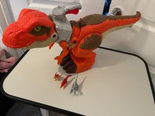 Jurassic World Imaginext Mega Mouth T.Rex Dinosaur Toy Orange Kids