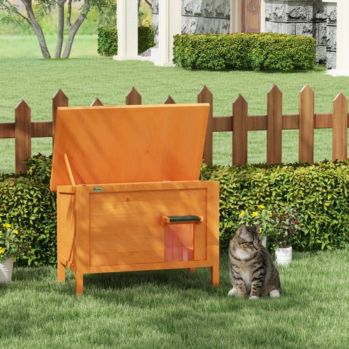 Feral cat house - house,, wooden