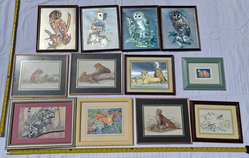 Job lot vintage prints - job,