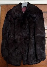VINTAGE Coney FULL Fur Brown