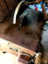 Old table bench circular saw