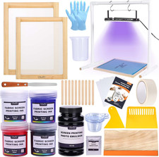 46 Pieces Screen Printing Kit