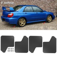 For Subaru IMPREZA WRX STI Matte 4PCS Mud Flaps Splash Guards Mudguards Mudflaps
