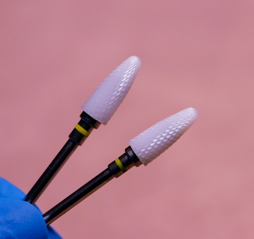 Ceramic nail drill - ceramic, bit