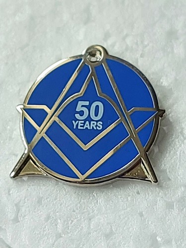 Masonic years service pin - masonic,