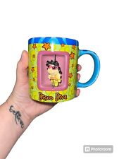 Vtg Retro Y2K Disco Diva Bubblegum Groovy Chick Tea Coffee Mug Cup 3d Dancing