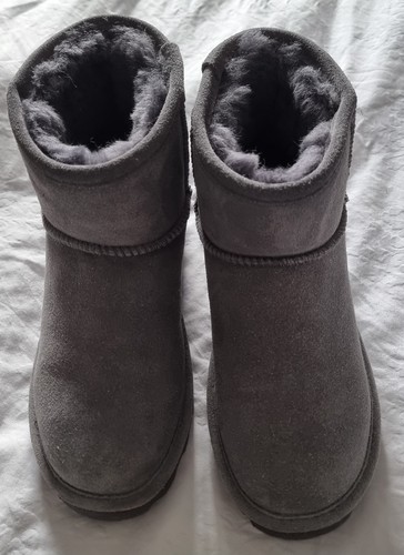 Bearpaw womens grey lined - bearpaw,