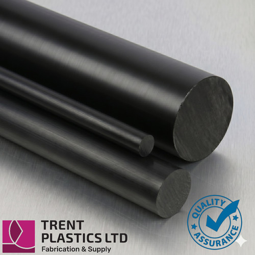 Hdpe rod black cut to - cut,