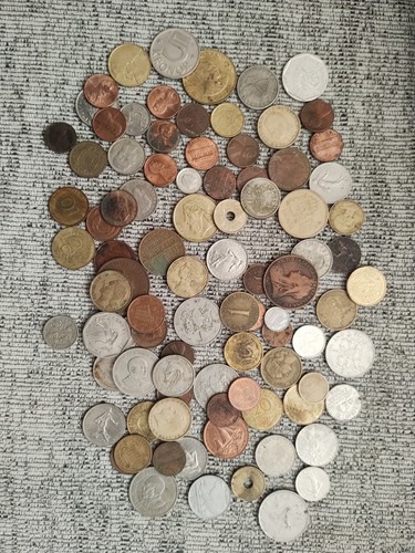 Joblot 100 mixed world - mixed, coins