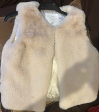 Cute Cream Faux Fur Gilet