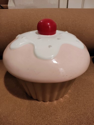Large ceramic cupcake cookie - large,