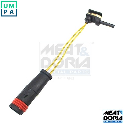 Warning contact brake - pad, wear